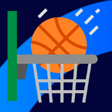 Logotipo de apuestas de baloncesto