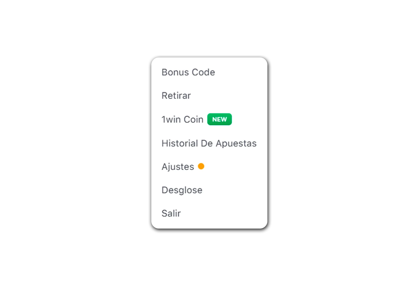 Sección de retirada